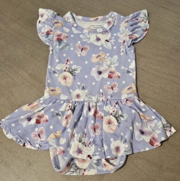 Posh Peanut Samantha Ruffled Cap-Sleeve Twirl Dress - Picture 2 of 6